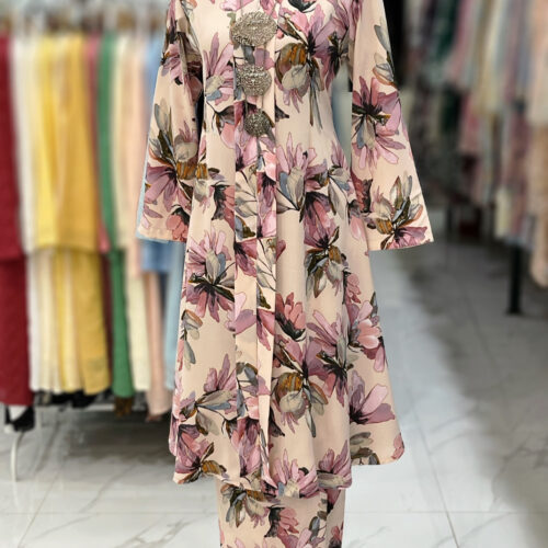 KEBAYA LABUH ZUBAIDAH PINK