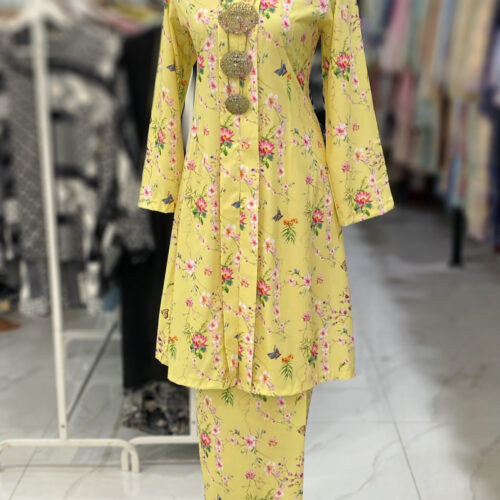 KEBAYA LABUH DANG ANUM YELLOW