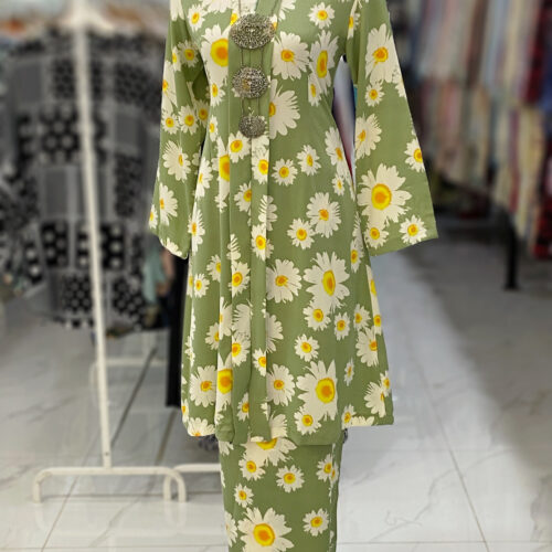 KEBAYA LABUH DANG ANUM LIGHT OLIVE