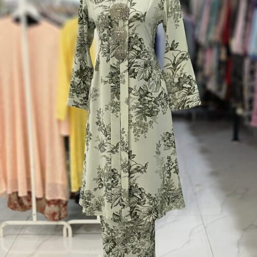 KEBAYA LABUH ZUBAIDAH OLIVE