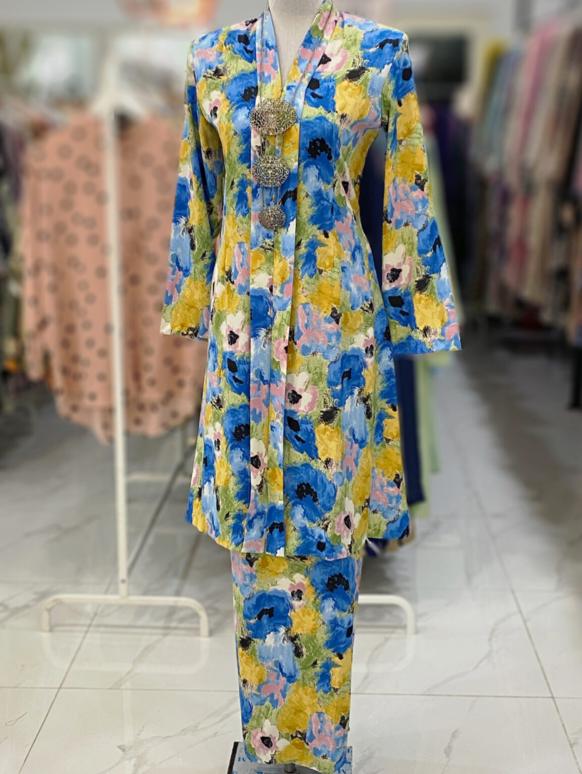 KEBAYA LABUH DANG ANUM BLUE