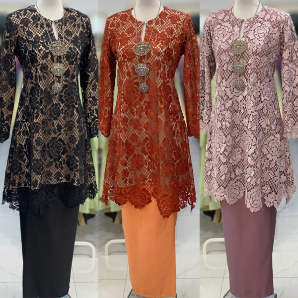 CAMELIA KURUNG HALF LACE