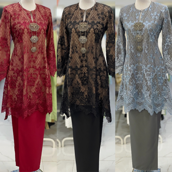 CAMELIA KURUNG HALF LACE