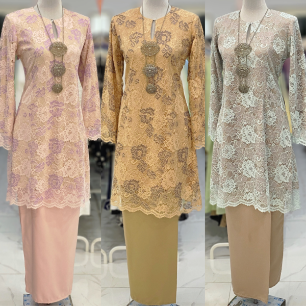 CAMELIA KURUNG HALF LACE