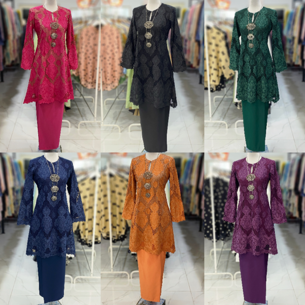 CAMELIA KURUNG HALF LACE