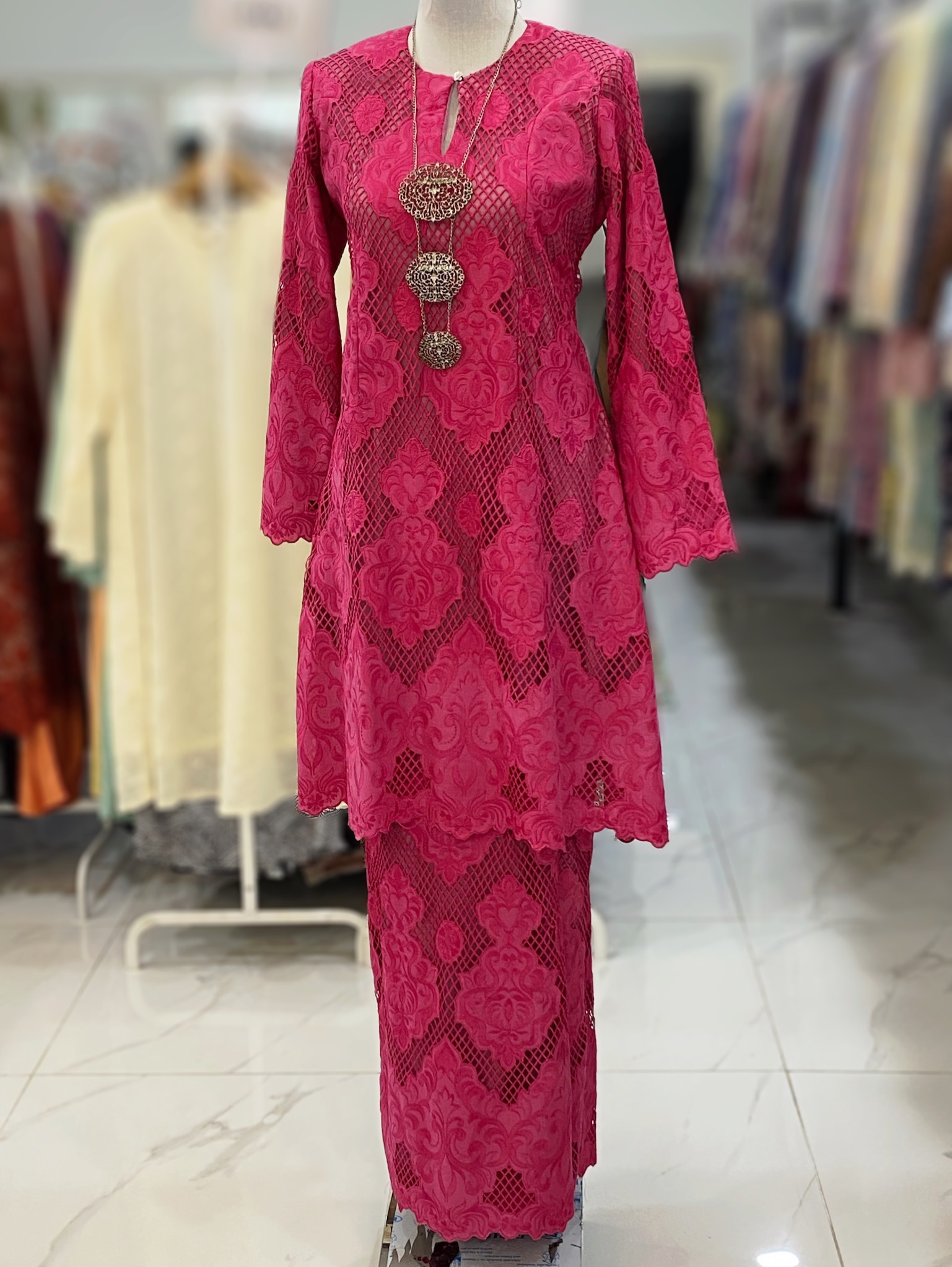 CAMELIA KURUNG PREMIUM FULL LACE – Apple couture