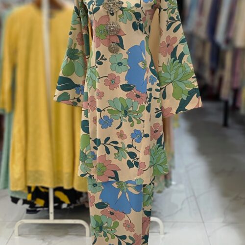 MELOR KURUNG RIAU CREPE NUDE