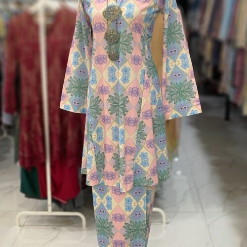 MELOR KURUNG RIAU CREPE ABSTRACT