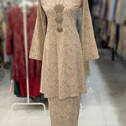 MELOR KURUNG RIAU CREPE NUDE