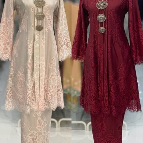 KEBAYA LABUH DANG ANUM LACE PREMIUM