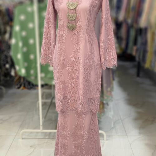 BAINON KURUNG LACE PREMIUM PINK