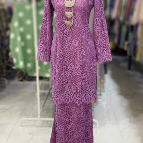BAINON KURUNG LACE PREMIUM MAGENTA