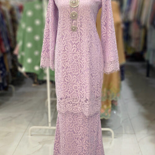 BAINON KURUNG LACE PREMIUM LAVENDER