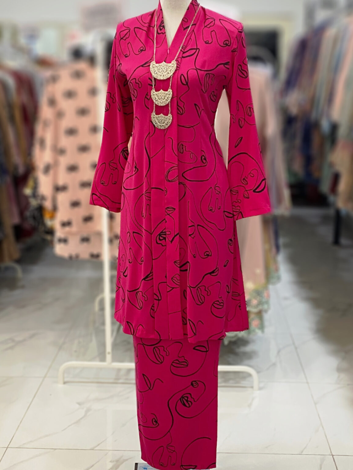 KEBAYA LABUH DANG ANUM PINK
