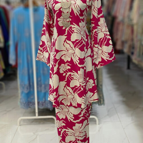MELOR KURUNG RIAU MIX COTTON LINEN