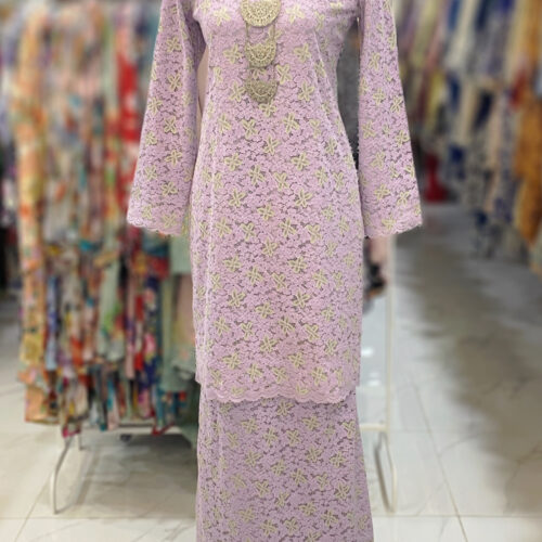 BAINON KURUNG LACE PREMIUM SOFT PURPLE