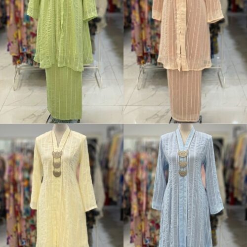 KEBAYA LABUH DANG ANUM 3D CHIFFON