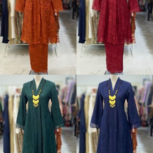 KEBAYA LABUH DANG ANUM SOFT ORGANZA