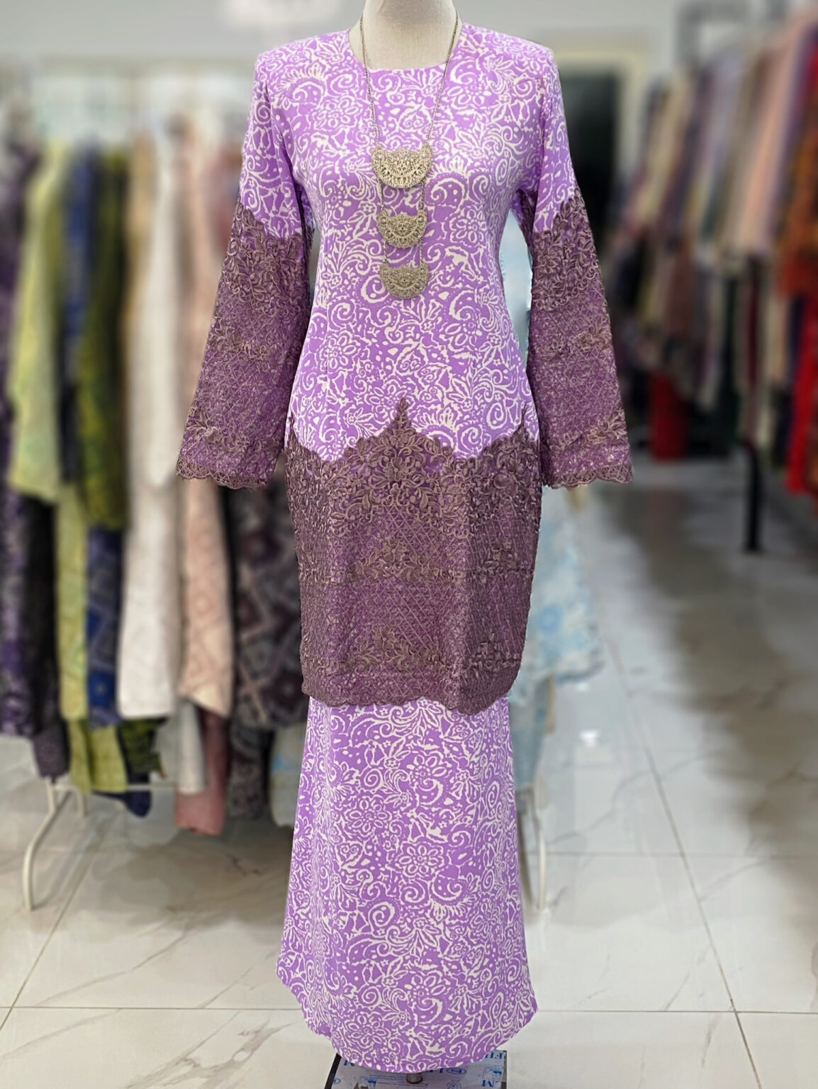 SOFEA KURUNG MODEN LAVENDER