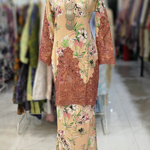 SOFEA KURUNG MODEN PEACH
