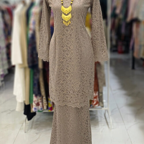BAINON KURUNG LACE PREMIUM KHAKI