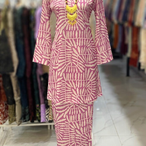 CAMELIA KURUNG PREMIUM CREPE PINK