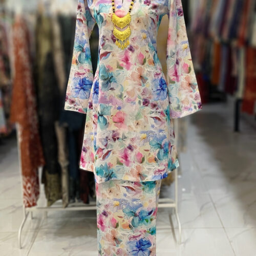 CAMELIA KURUNG PREMIUM CREPE FLORAL