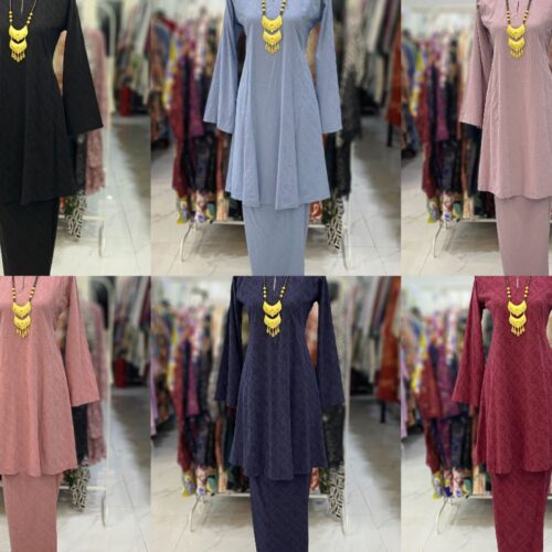 MELOR KURUNG RIAU COTTON EMBOSS 1