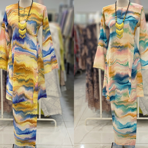 MELOR KURUNG RIAU CREPE ABSTRACT