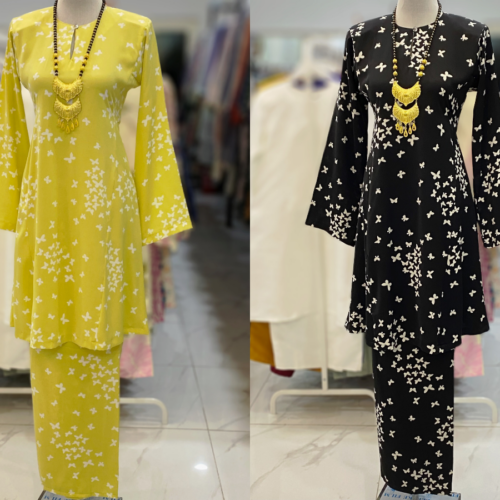 MELOR KURUNG RIAU CREPE BUTTERFLY