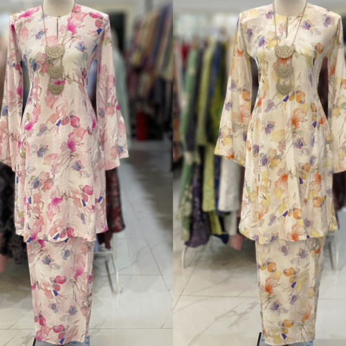 MELOR KURUNG RIAU MIX COTTON LINEN