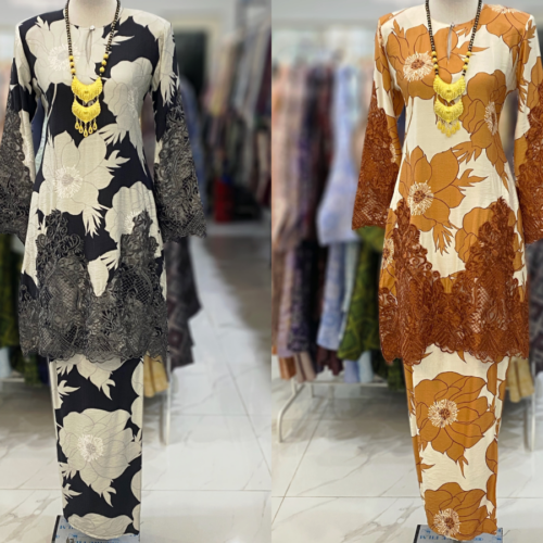 CAMELIA KURUNG BORDER LACE
