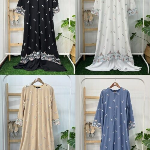 YARA ABAYA CHIFFON SULAM