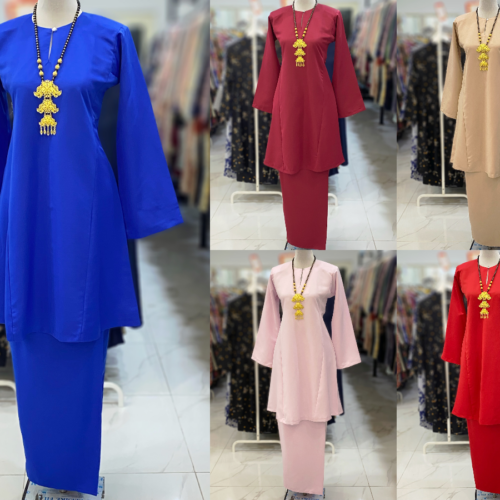 MELOR KURUNG RIAU SAKURA CREPE