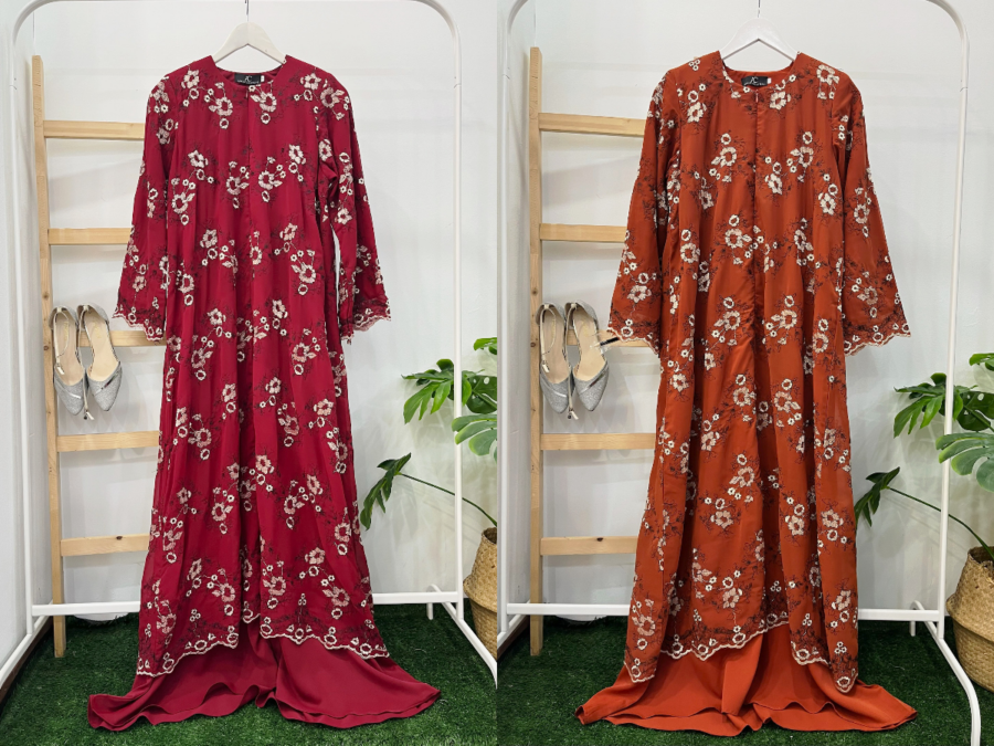YARA ABAYA CHIFFON SULAM