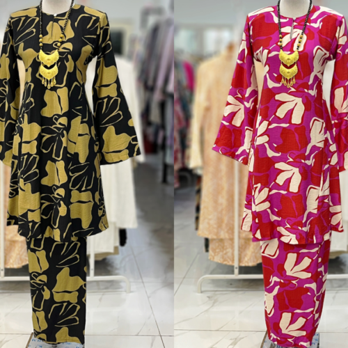 MELOR KURUNG RIAU MIX COTTON LINEN