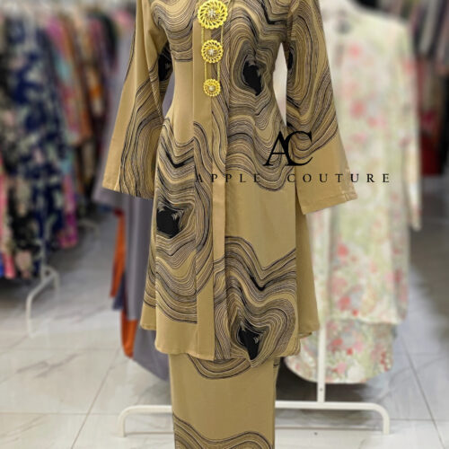 KEBAYA LABUH DANG ANUM NUDE BLACK