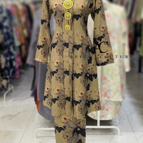 KEBAYA LABUH DANG ANUM KOREAN PASTEL OLIVE