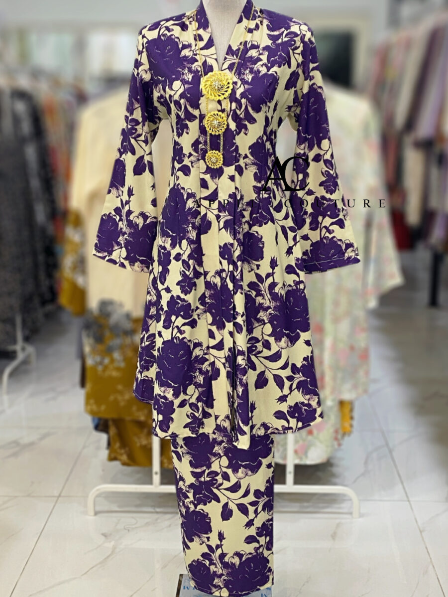 KEBAYA LABUH DANG ANUM KOREAN CREPE PURPLE