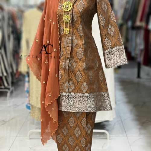 KEBAYA LABUH DANG ANUM SONGKET BROWN