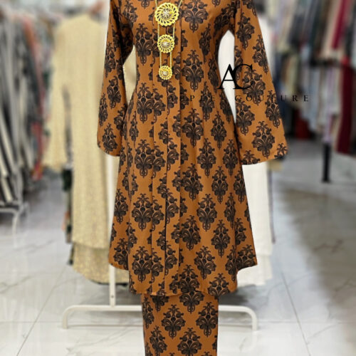 KEBAYA LABUH DANG ANUM KOREAN CREPE BROWN
