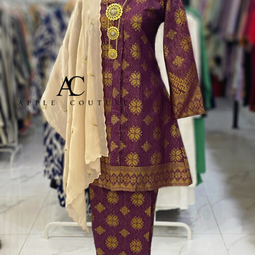 KEBAYA LABUH DANG ANUM SONGKET PURPLE