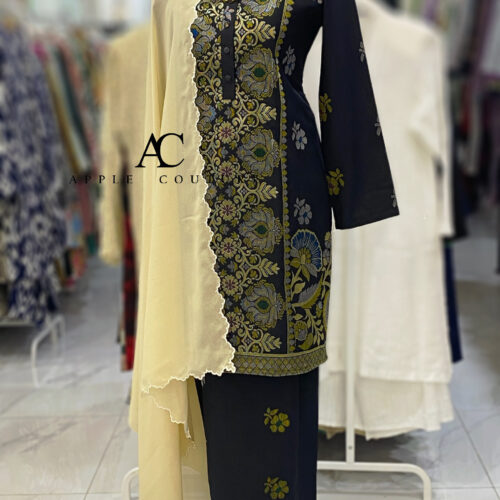 KURUNG KESUMA SONGKET TENUN BLACK