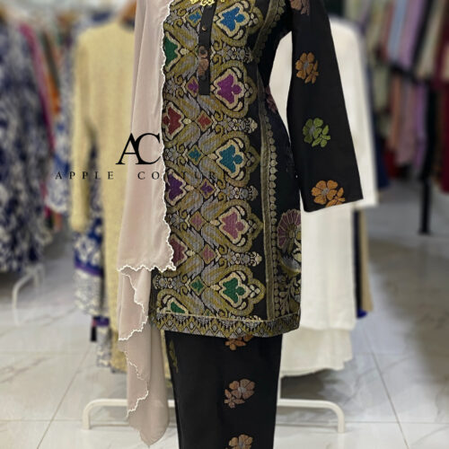 KURUNG KESUMA SONGKET TENUN BLACK