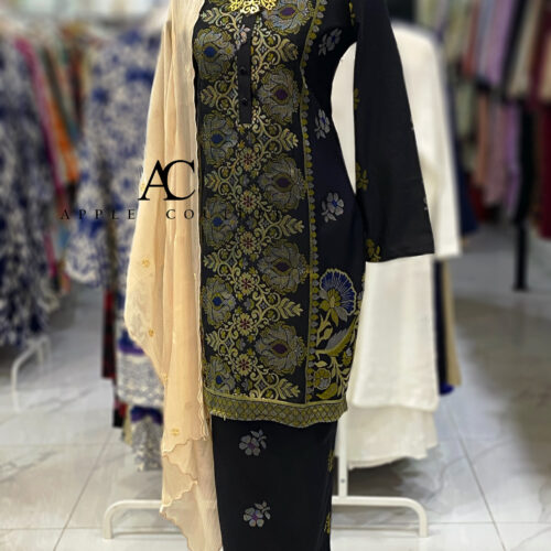 KURUNG KESUMA SONGKET TENUN BLACK