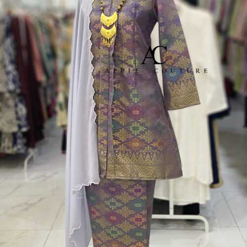 KEBAYA LABUH DANG ANUM SONGKET TENUN PURPLE