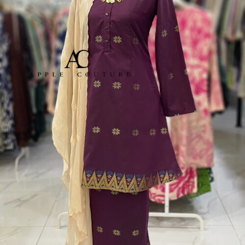 KURUNG ADINDA SONGKET TENUN MULBERRY