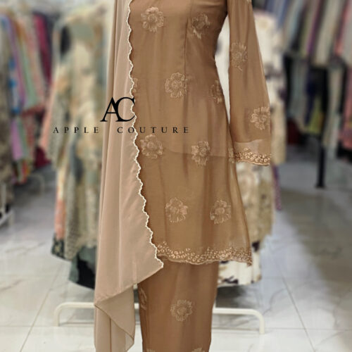 CAMELIA KURUNG SOFT ORGANZA BROWN