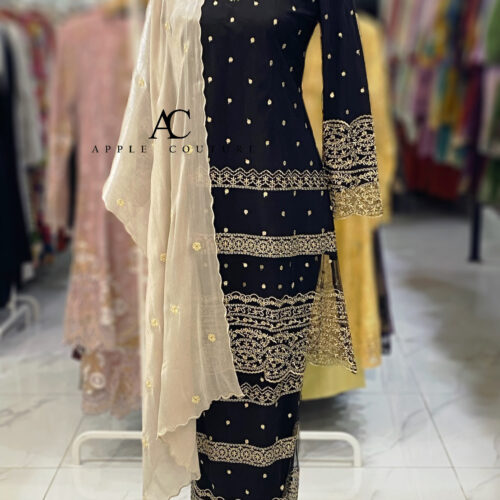 CAMELIA KURUNG PREMIUM LACE BLACK