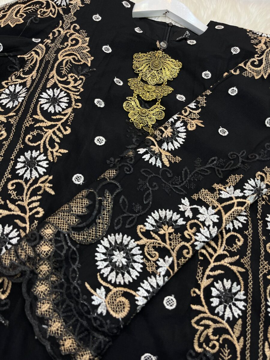 CAMELIA KURUNG PREMIUM LACE BLACK - Image 2